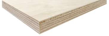 Bruynzeel decora berken ab/b ext. ce2+ komo FSC Mix 70% 2500x1220x10 mm