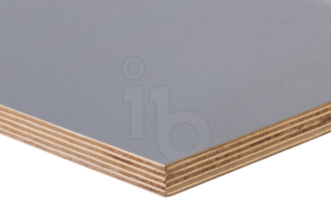 Berken ppl 0,2mm RAL 8019/9003 grijs/wit ce2+ 100% PEFC 1530x3660x18 mm