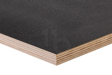 Berken ppl 0,2mm RAL 9004/9003 zwart/wit ce2+ 100% PEFC 1530x3660x18 mm